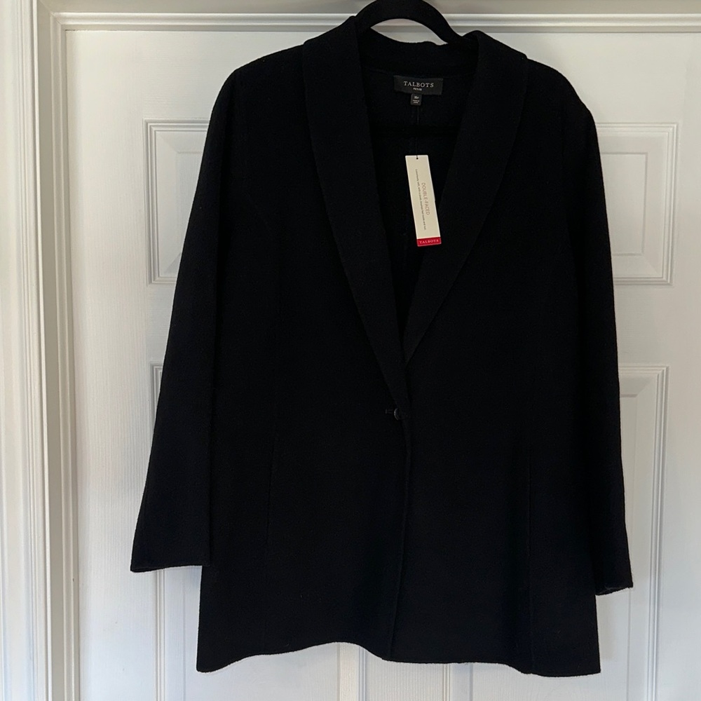 Talbots Classic Double-Faced Flare Fit Coat